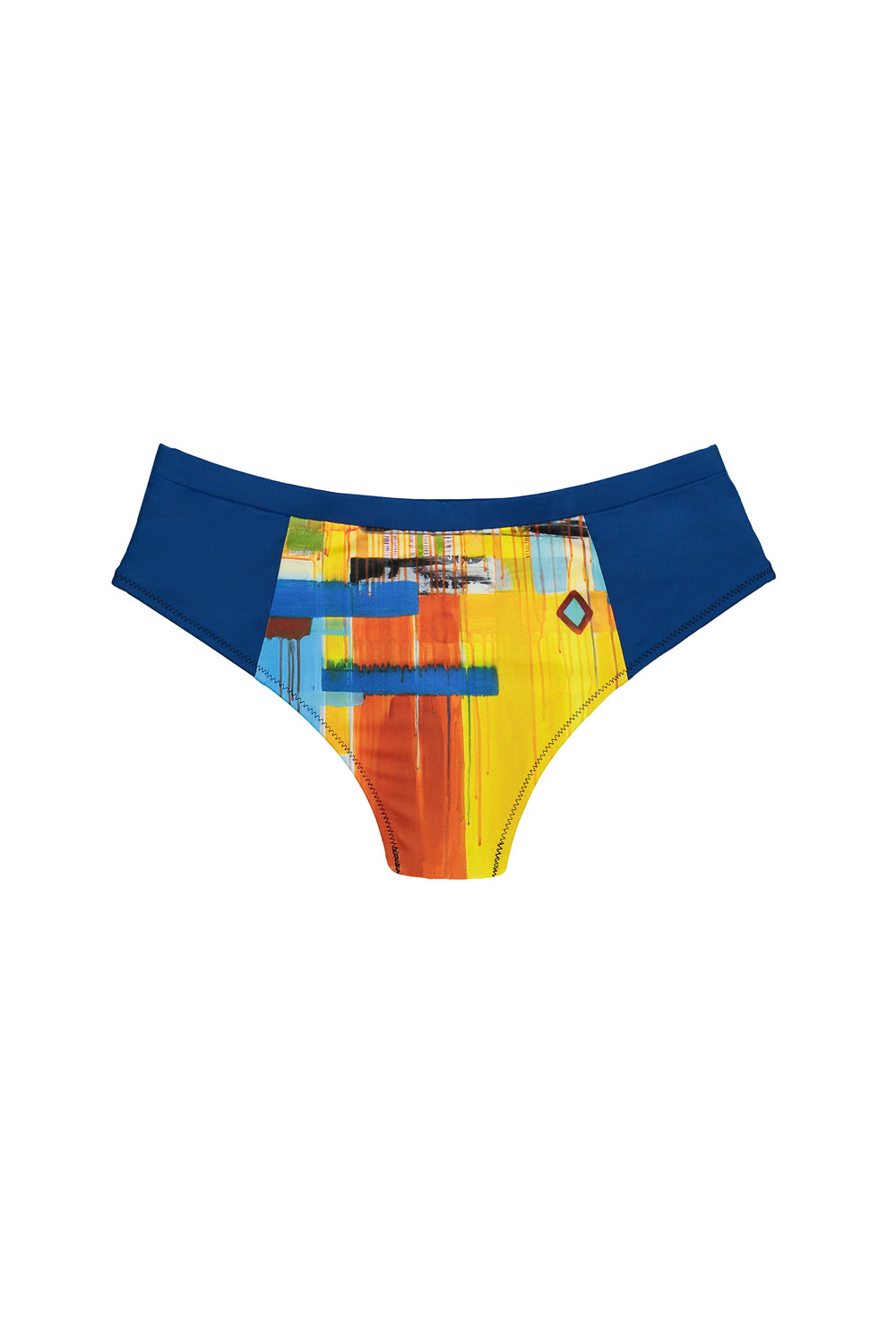 patterned bikini bottoms