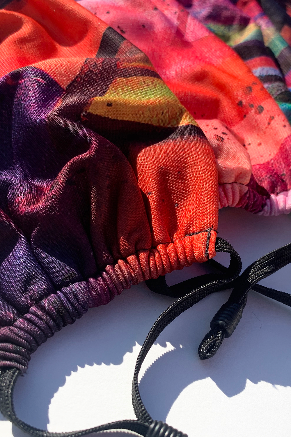 abstract color patterned masks