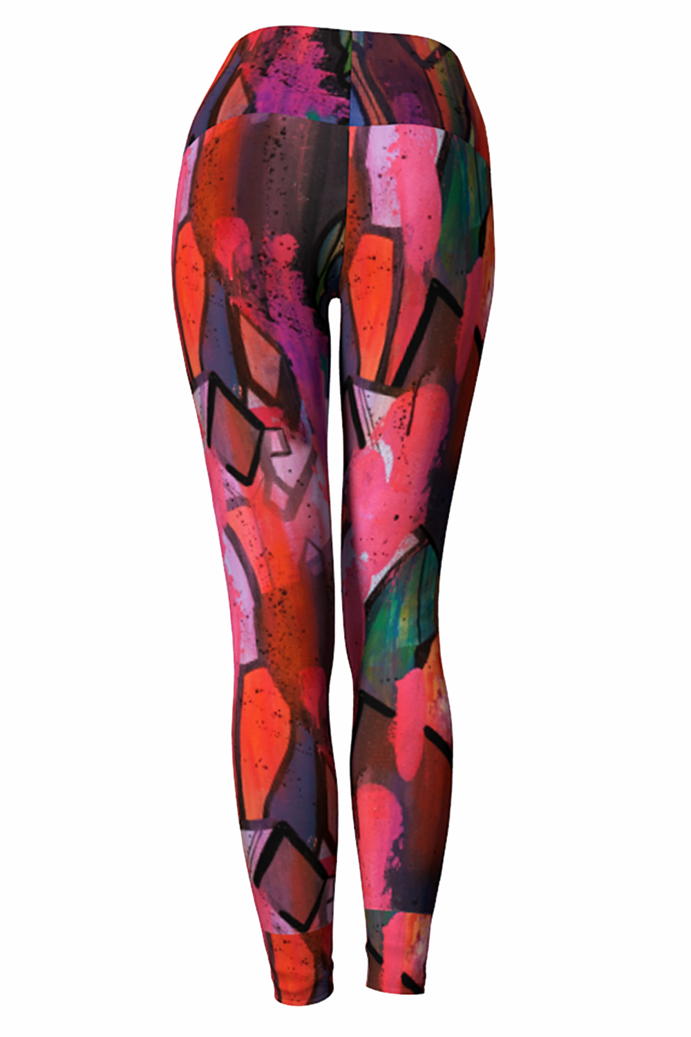 colorful patterned leggings