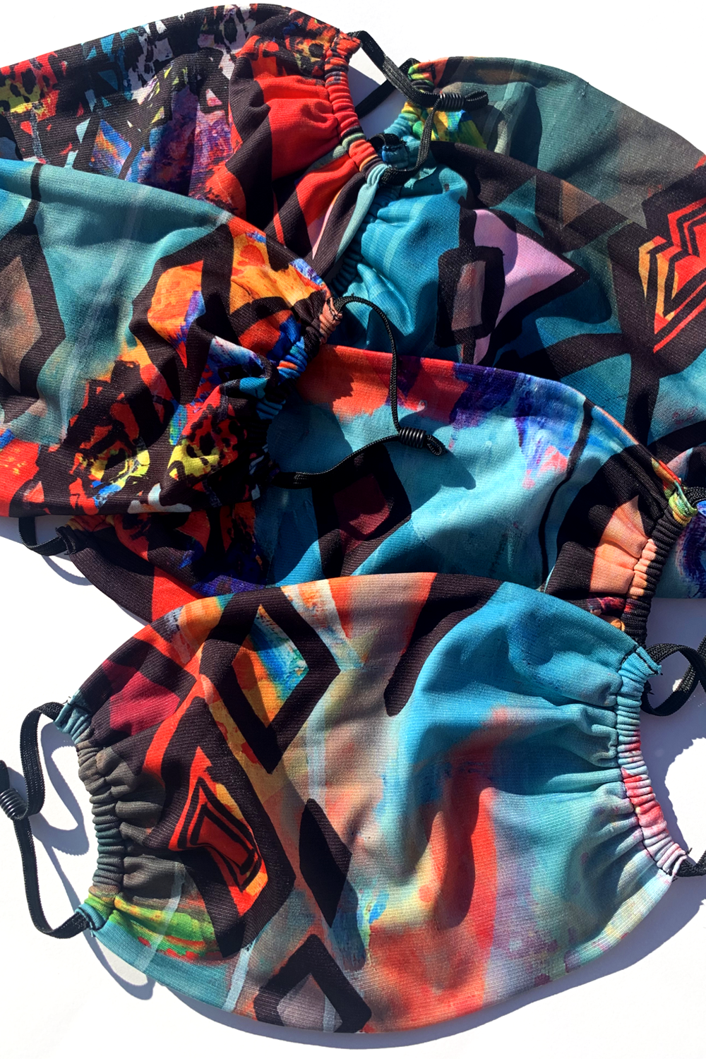 covid coloful masks adjustable