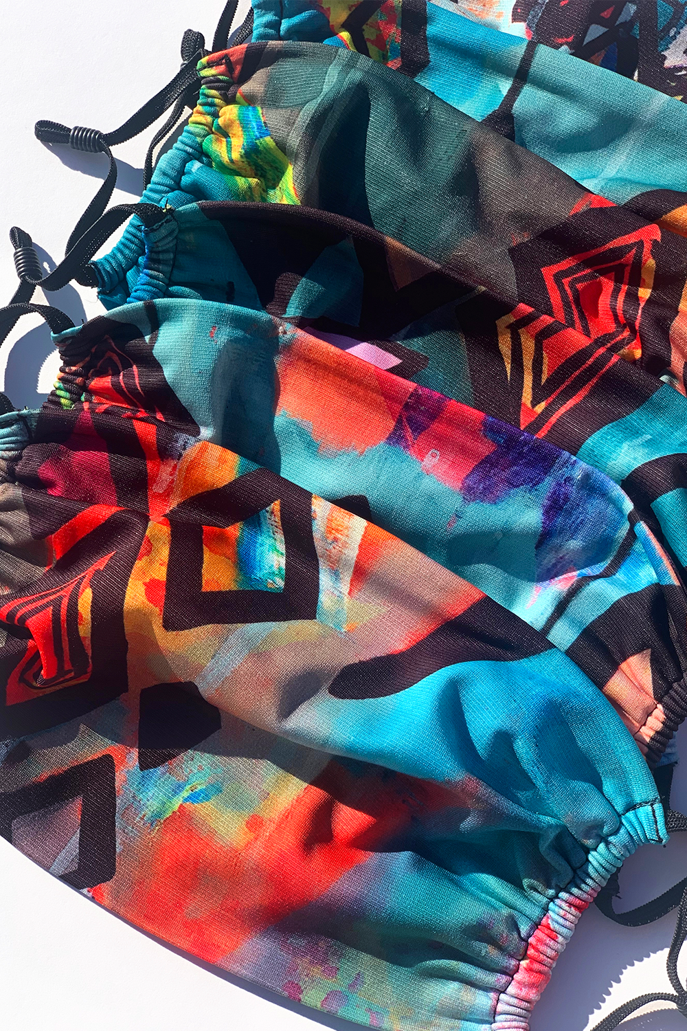 colorful masks covid adjustable