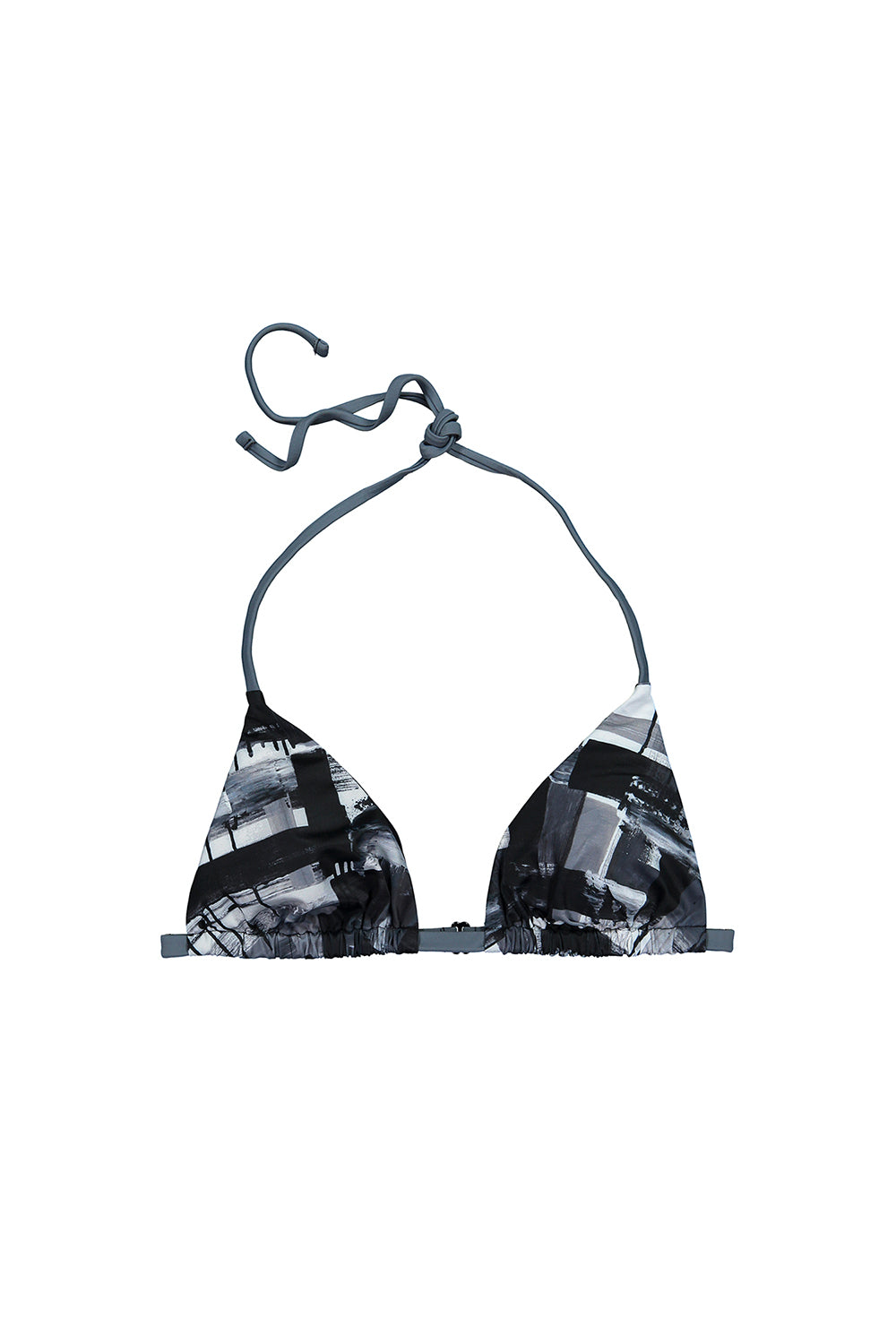 bikini top black white