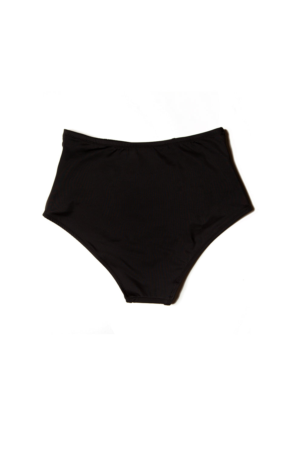 high wasited black bikini bottom