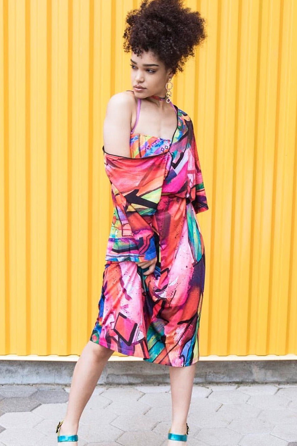 kaftan tunic colorful