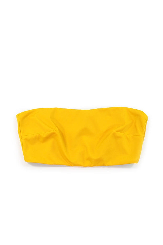 yellow tube top