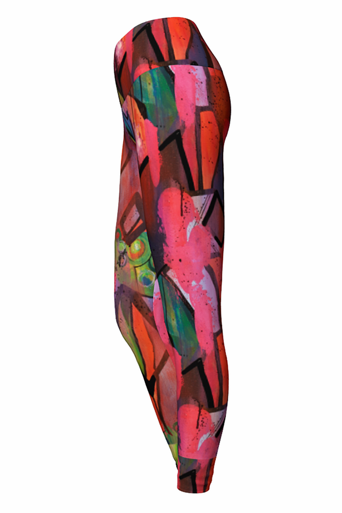 colorful patterned leggings