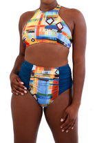 halter top patterned 