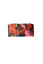 colorful patterned tube top