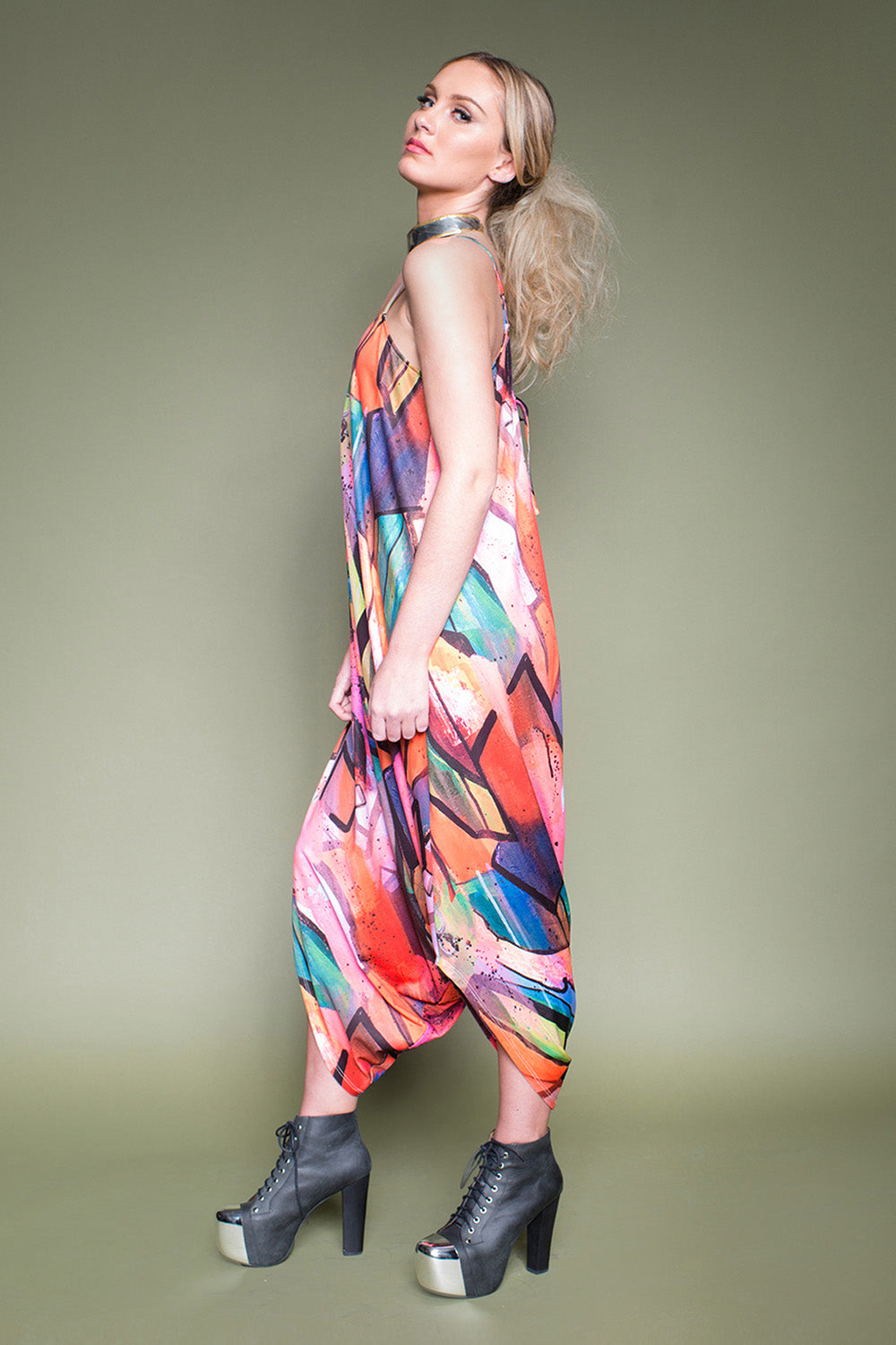 colorful jumpsuit 